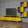 Skye Decor, Flora- Flora S HCT, barva ořech, žlutá, TV Náhled obrázku produktu 2