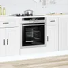 vidaXL Armoire pour cuisinière Porto Blanc Matériau dérivé Voir les images du produit 1