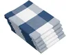 5er Set Geschirrtücher Baumwolle 50x70 cm blau-kariert Produktbild-Vorschau 1
