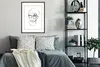 MuchoWow® Gerahmtes Poster Frauen - Minimalismus - Produktbild-Vorschau 2