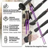 Mucola Nordic Walking Stöcke verstellbar Teleskop Aluminium Produktbild-Vorschau 2