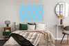 MuchoWow® Poster Eiscreme - Muster - Blau - Gelb 120x80 cm Produktbild-Vorschau 4