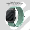 Strap-it Fitbit Versa 4 Nylon Armband (Minze) Produktbild-Vorschau 2