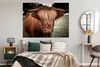 MuchoWow® Poster Schottischer Highlander - Baum - Gras Produktbild-Vorschau 4