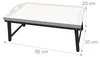 Vassoio da letto Relaxdays, bambù, A x L x P: 20 x 50 x 30 Anteprima dell’immagine prodotto 4