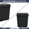 DELUKE® Mülleimer 2 Fächer Küche - 2x25L Trenneimer, Mit Produktbild-Vorschau 4