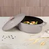 Smaltovaný liatinový rošt 30cm BERLINGER HAUS BH-6541 TAUPE Náhľad obrázku produktu 7