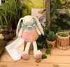 Conjunto de regalo Doudou, rosa, conejito "Ciboulette" y Vista previa de la imagen del producto 4