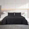 vidaXL Bettwäsche-Set Schwarz 140x200 cm Leichte Mikrofaser Produktbild-Vorschau 3