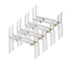 BigDean 8 Stück Blumenkastenhalter weiß Standard H-Form Produktbild-Vorschau 1