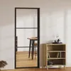 interiérové dvere ESG zo skla a hliníka 83x201,5 cm čierne Náhľad obrázku produktu 2