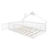 Merax Lit d'enfant 140x190 cm, Lit plat avec barre de Voir les images du produit 15