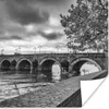 MuchoWow® Poster Brücke - Maastricht - Schwarz - Weiß 75x75 Produktbild-Vorschau 1