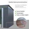 osoltus Metall Gerätehaus Pultdach Geräteschuppen T 279cm x Produktbild-Vorschau 6