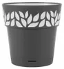 STEFANPLAST Vaso Cloe Con Riserva Diametro Cm30 Grafite Anteprima dell’immagine prodotto 2