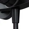 A close-up view of the bottom part of a black shower faucet, showing the connection between the main body and the pipe. Produktbild-Vorschau