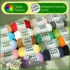 Häkelgarn Anfänger 4x50g Dunkelblau Hellgrün Grau Beige Produktbild-Vorschau 5