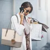 Shopper 3-Tlg Handtasche Damen Schultertasche Handtaschen Produktbild-Vorschau 2