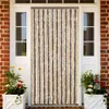 Design Fliegenvorhang Dunkelbraun und Beige 100x230 cm Produktbild-Vorschau 1