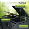 Juskys Mülltonnenbox Arel 2er - Metall Gartenbox - Produktbild-Vorschau 6