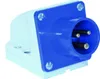 REV CEE-Stecker Wand 230V, 3-polig, IP44, blau Produktbild-Vorschau 1