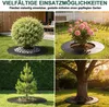 LZQ Runde Rasenkante aus Metall, Schwarz – Baumring Ø 30 cm Produktbild-Vorschau 3