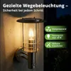 Grafner Design Edelstahl Wandlampe mit Bewegungsmelder, 1x Produktbild-Vorschau 2