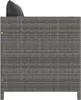 vidaXL Gartensofa mit Kissen Grau Poly Rattan -  Produktbild-Vorschau 4