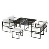 Flieks Gartenlounge-Set 6 Sitzer, Gartenmöbelset Produktbild-Vorschau 10