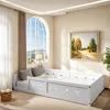 UnboxG Kinderbett 140x200 cm aus Massivholz Weiß mit Stern Produktbild-Vorschau 12