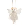 Weißer Engelmaus Filz Weihnachthänger - Sass & Belle Produktbild-Vorschau 1