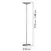Unilux 400090468, Metallisch, Stahl, 1 Glühbirne(n), 25 W, Produktbild-Vorschau 4