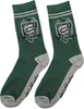 A pair of green socks with the Slytherin crest and name on them. Produktbild-Vorschau