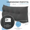 Cuscino per schienale ELONEO largo 120 cm, cuscino a cuneo Anteprima dell’immagine prodotto 3
