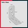 KOTARBAU® 50er Set Winkelverbinder 50 x 50 x 25 x 2 mm mit Produktbild-Vorschau 3