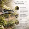 Vogeltränke Stehend Metall 90 cm – Vogelbad & Futterstelle Produktbild-Vorschau 5
