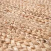 Teppich Wohnzimmer Naturfaser Jute Handgearbeitet Produktbild-Vorschau 3