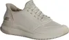 A single white Skechers sneaker is shown from the side against a white background. Voir les images du produit
