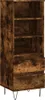 vidaXL Highboard Räuchereiche 40x36x110 cm Holzwerkstoff Produktbild-Vorschau 2