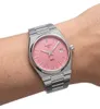 Hodinky Tissot PRX, priemer 35 mm, ružový ciferník, Náhľad obrázku produktu 19