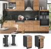 Meuble cuisine Vicco Fame-Line Chêne de force doré 40cm Voir les images du produit 3