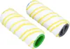 Two paint roller refills with yellow stripes on a white background. Produktbild-Vorschau