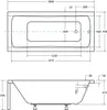 Aqua For You | Badewanne - Optima Premium Wanne - 160x70 cm Produktbild-Vorschau 5
