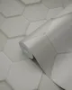 Origin Wallcoverings Tapete 3D Wabenmuster Hellgrau 53 cm x Produktbild-Vorschau 6