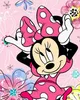 JERRY FABRICS Serviette de bain Minnie noeud rose Coton - Voir les images du produit 3