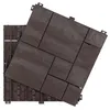 Terrassenfliesen 30x30 cm - 6 Stück - Braun - Klickfliesen Produktbild-Vorschau 11