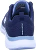 The back view of a blue Skechers shoe. Voir les images du produit