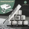 bremermann Eiswürfel Set 10tlg. // 8x Edelstahl-Eiswürfel, Produktbild-Vorschau 5