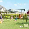 Outsunny Balançoire portique pour enfant 4 agrès avec Voir les images du produit 2