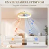 Stropní svítidlo HOMCOM s ventilátorem, Ø 49 cm, tiché LED Náhled obrázku produktu 7